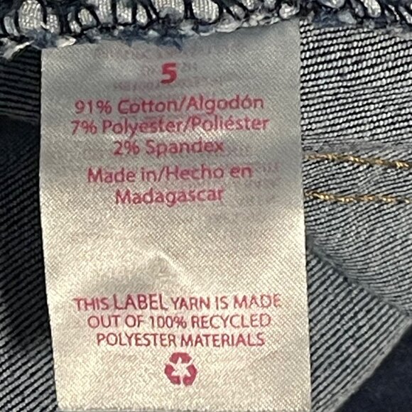 No Boundaries Distressed High-Waisted Denim Shorts With Frayed Hem Size 5 - Picture 10 of 10